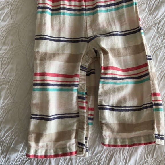 Genuine Kids From OshKosh Size 18M Striped Sleeveless Jumpsuit. - Picture 2 of 8